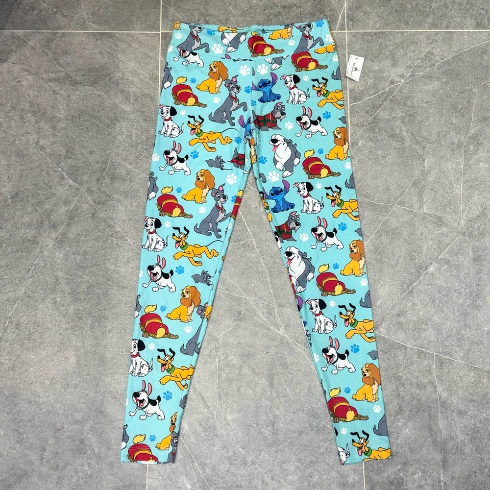 Disney Parks Disney Dogs Women's Leggings Pluto Stitch Dalmatian Lady Tramp